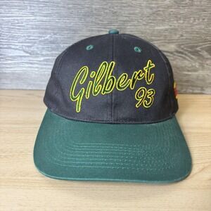 VINTAGE GILBERT 93 HAT CAP SNAP BACK BURGER KING EMBROIDERED‎ MENS 90S